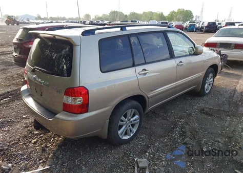2006 Toyota Highlander Hybrid Limited V6 из США, поврежденный, VIN JTEEW21A060029123